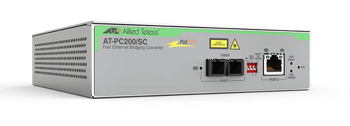 Allied Telesis AT-PC200/SC-60 network media converter 100 Mbit/s 1310 nm Multi-mode Grey - W127049249