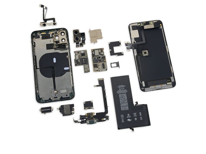 CoreParts iPhone iPhone 11 Pro/11 Pro Max Camera Frame with Lens Green OEM New - W126889416