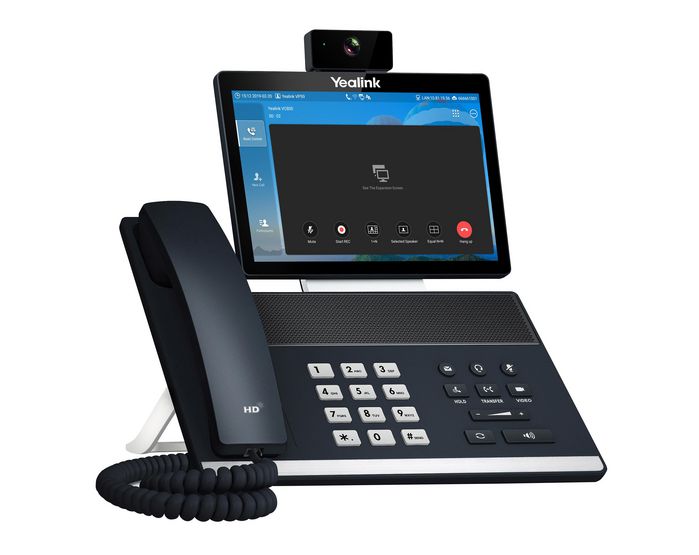 Yealink VP59-Teams Edition téléphone fixe Noir, Gris IPS Wifi - W127053214
