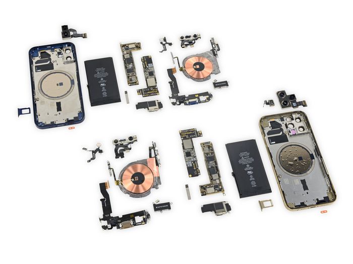 CoreParts iPhone iPhone 12 mini Volume Flex Cable with Metal Plate AA Grade - W126888697