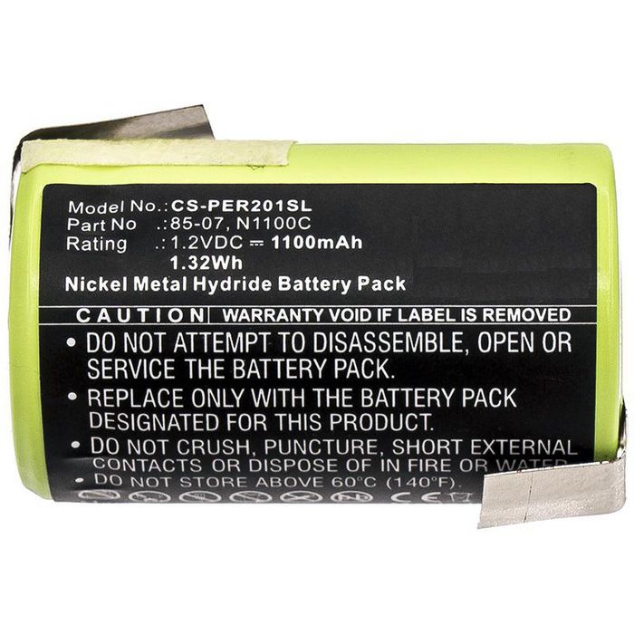 CoreParts Battery for Shaver 1.32Wh Ni-Mh 1.2V 1100mAh Green for Panasonic Shaver ER201, ER398 - W125993932