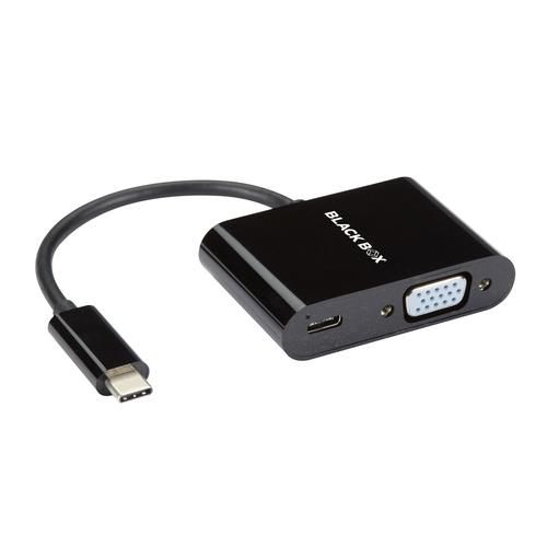 Black Box USBC TO VGA + USBC 60W PD CHARGE ADAPTER - W127055404