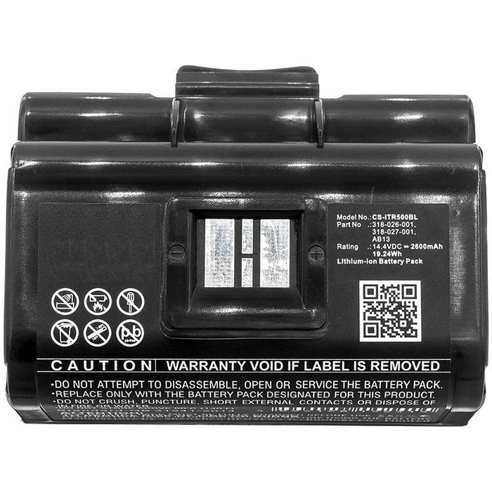 CoreParts Battery for Portable Printer 37.44Wh Li-ion 14.4V 2600mAh Grey for Intermec Portable Printer PB50, PB51, PW50, PW50-18 - W125993766