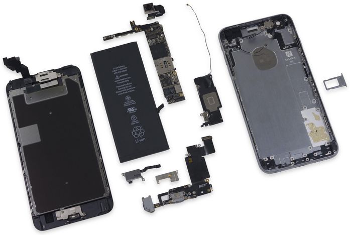 CoreParts iPhone iPhone 6S WaterProof Adhesive - Black S+ Grade - W126888446