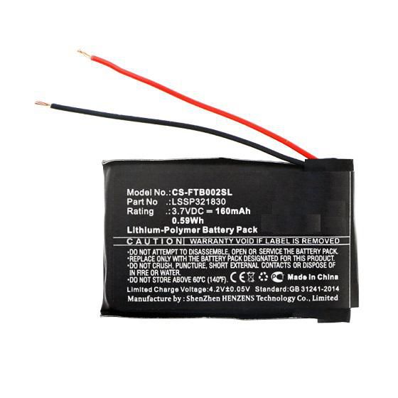CoreParts Battery for Smartwatch 0.59Wh Li-Pol 3.7V 160mAh Black for Fitbit Smartwatch Blaze, FB502 - W125993961