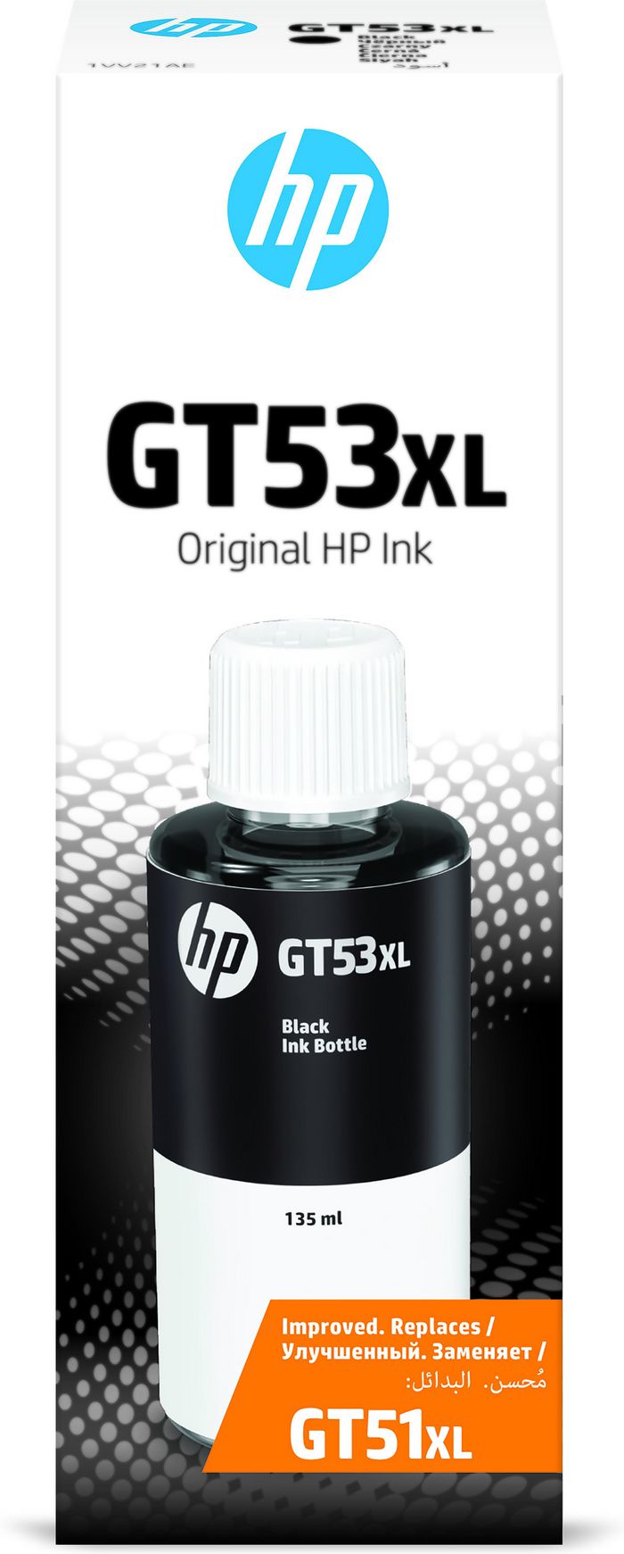 HP GT53XL 135-ml Black Original Ink Bottle - W125298328