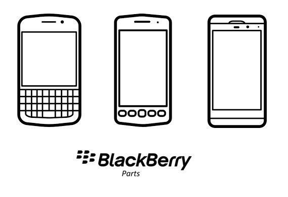 CoreParts BlackBerry Z10 Middle Plate (3G Version) White - W124665543