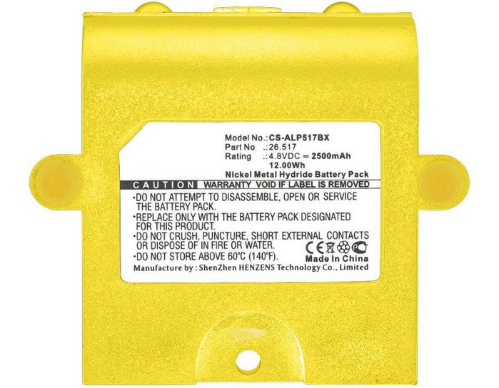 CoreParts Battery for Crane Remote Control 12Wh Ni-Mh 4.8V 2500mAh Yellow for Apollo Crane Remote Control 26,517 - W125990065