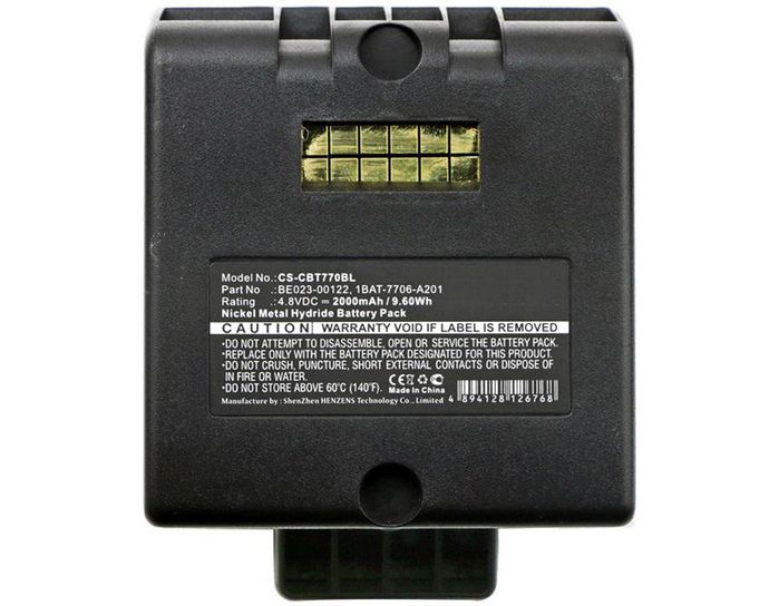 CoreParts Battery for Crane Remote Control 9.60Wh Ni-Mh 4.8V 2000mAh Black for Cattron Theimeg Crane Remote Control LRC, LRC-L, LRC-M - W125990076