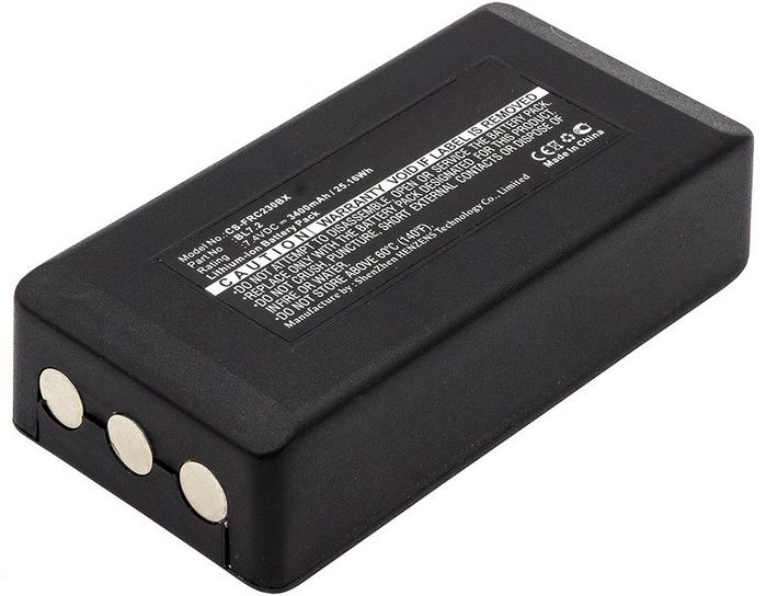 CoreParts Battery for Crane Remote Control 25.16Wh Li-ion 7.4V 3400mAh Black for Falard Crane Remote Control RC 012, RC12, RC12R, RC12RI, RCIR12, TIM12 - W125990093