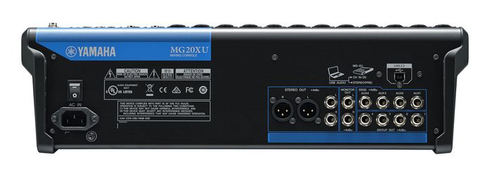 Yamaha Console de mixage MG20XU 20 entrées, 16 Mic, SPX, rackable - W126152569