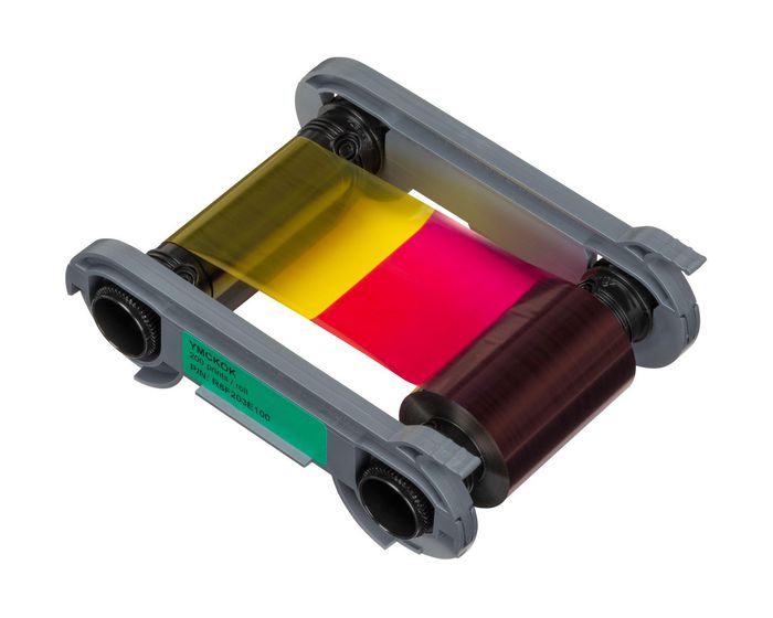 Evolis YMCKO-K Color Ribbon - 200 prints / roll - W126668408