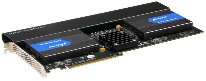 Sonnet Fusion Dual U.2 SSD PCIe Card - SSD not included * New - W127153288