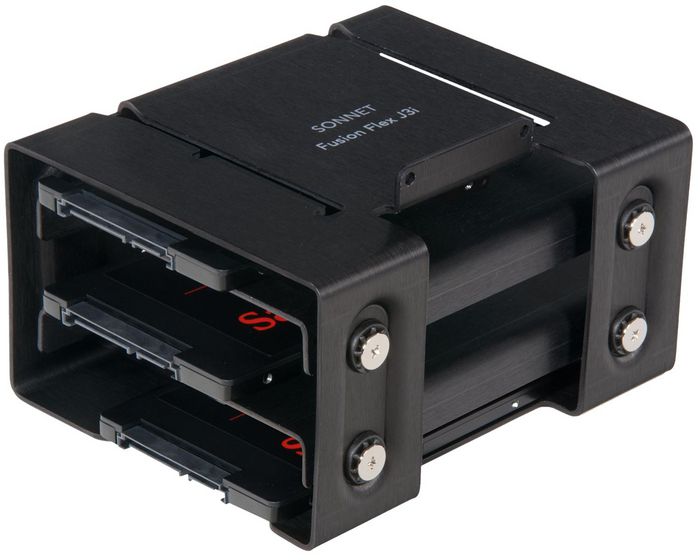 Sonnet Fusion Flex J3i - 3-drive mounting system for 2019 Mac Pro - Add your own SATA drives - W127153382