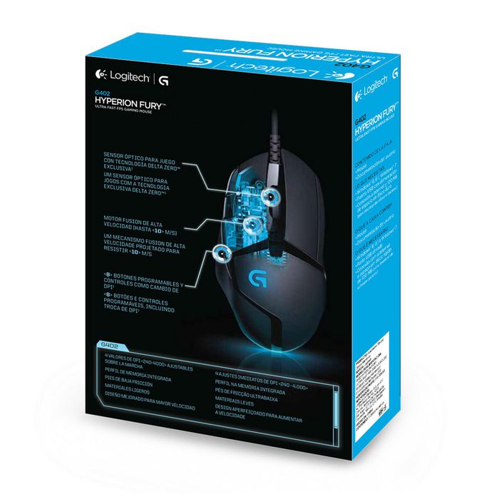 910-004068, Logitech G402 Optical Gaming Mouse | EET