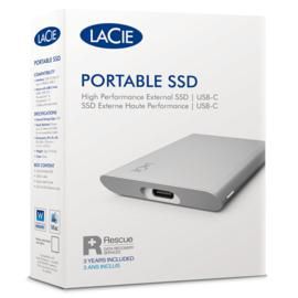 LACIE External Solid State Drive 500 Gb Silver - W128320912