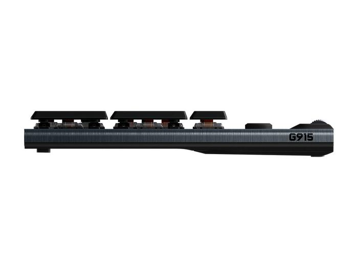 Logitech G915 LIGHTSPEED Wireless RGB Mechanical Gaming Keyboard – GL Clicky - CARBON - PAN - NORDIC - W126823563