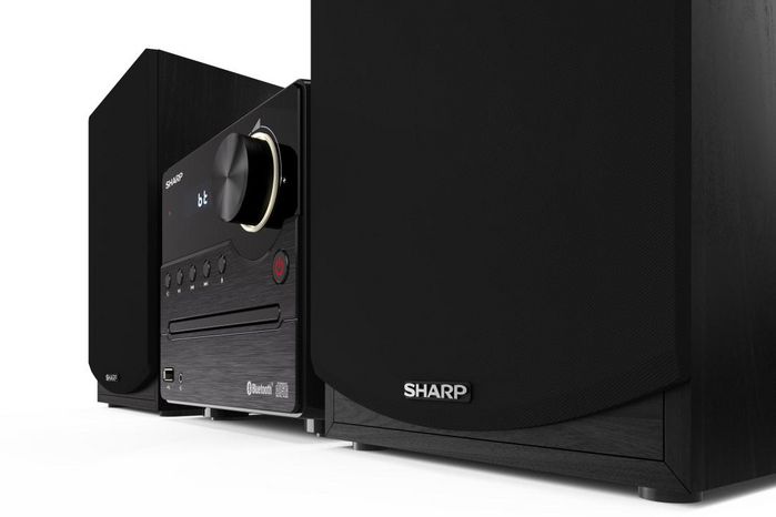 Sharp Home Audio System Home Audio Micro System 45 W Black - W128558614