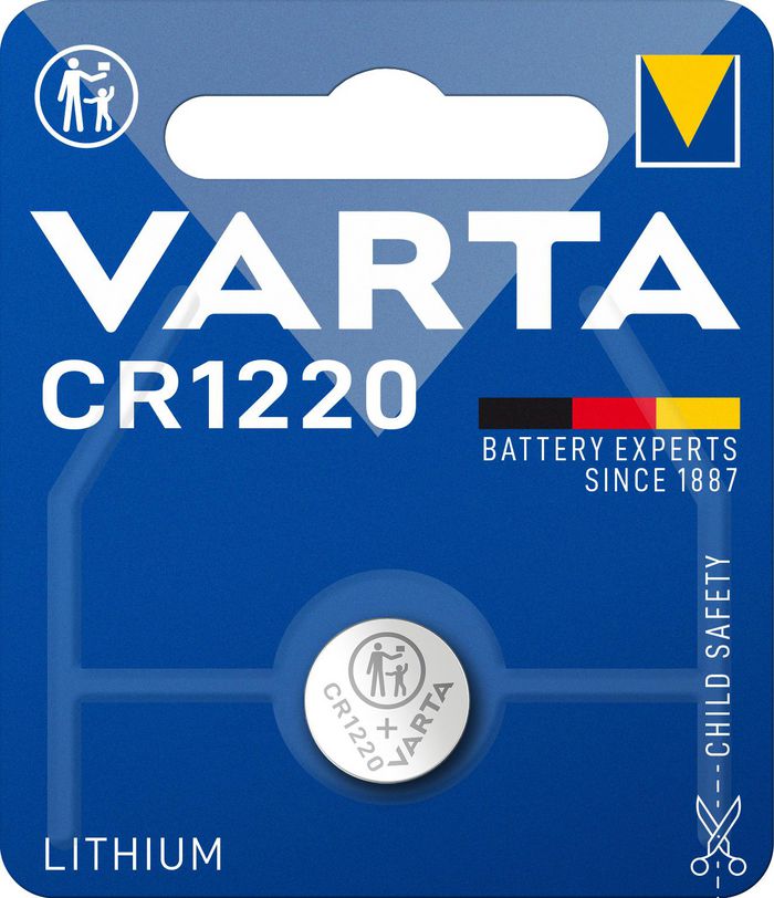 Varta CR 1220, 0.8g, 0.2 ccm, 3V, 35 mAh - W124781091