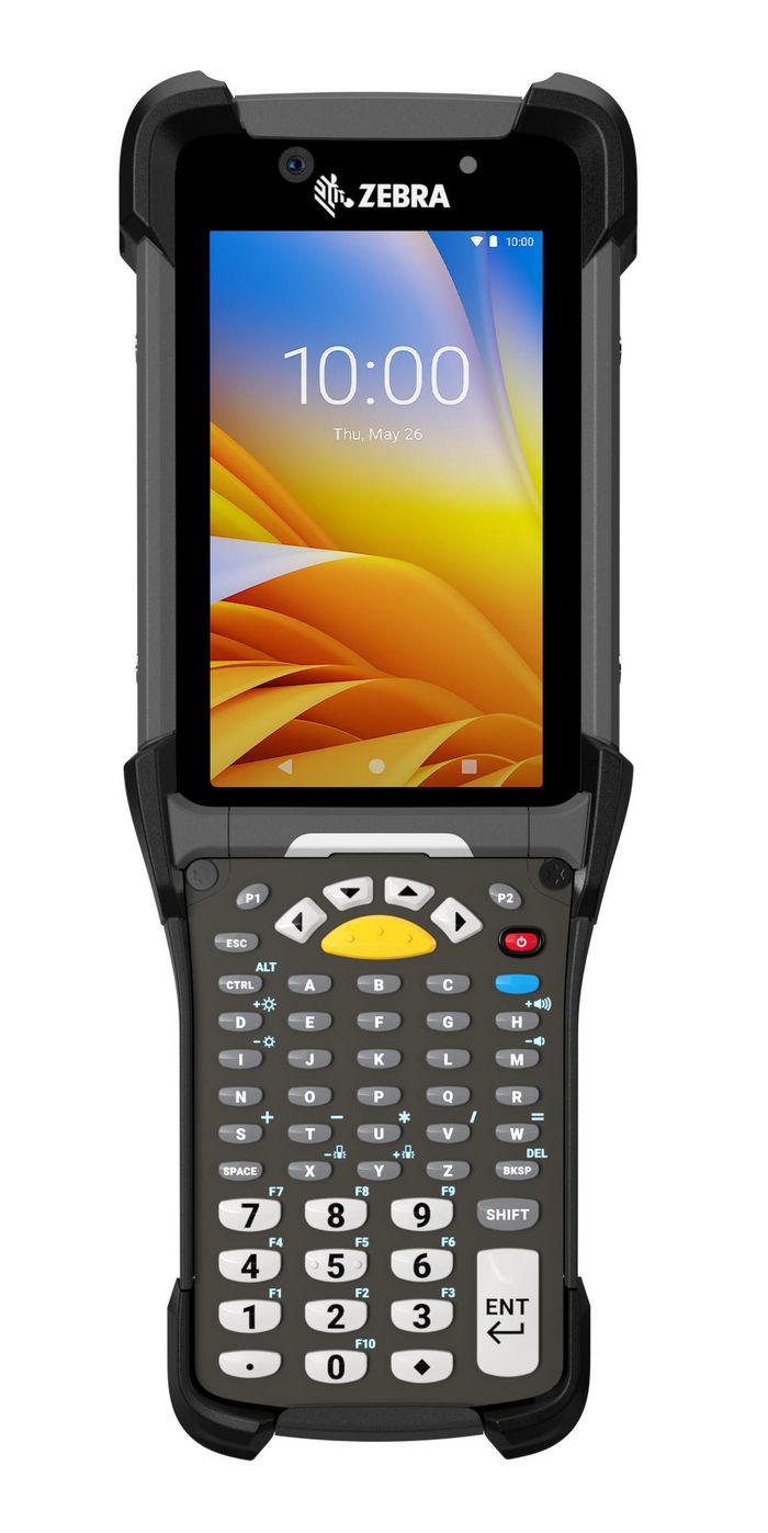 Zebra MC9300, 4.3” WVGA (800 x 480), Corning Gorilla Glass, Qualcomm Snapdragon 660 octa-core 2.2GHz, 4GB RAM, 32GB Flash pSLC, Bluetooth V5.0 BR/EDR, Wi-Fi, SE4850, 53 Key, Gun, 7000mAh, Android 8.1 Oreo - W124862937