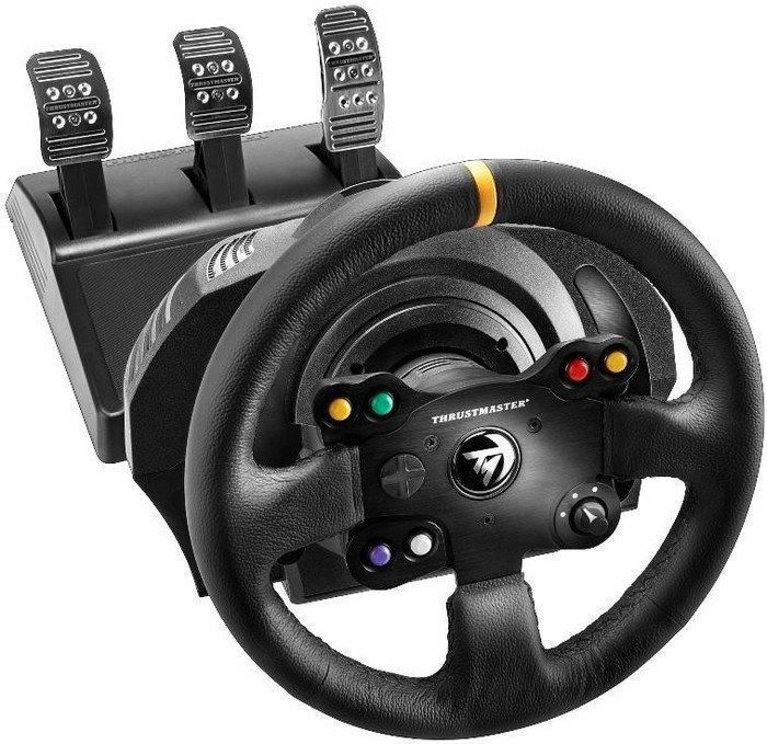 Thrustmaster Gaming Controller Black Steering Wheel + Pedals Pc, Xbox One - W128320688