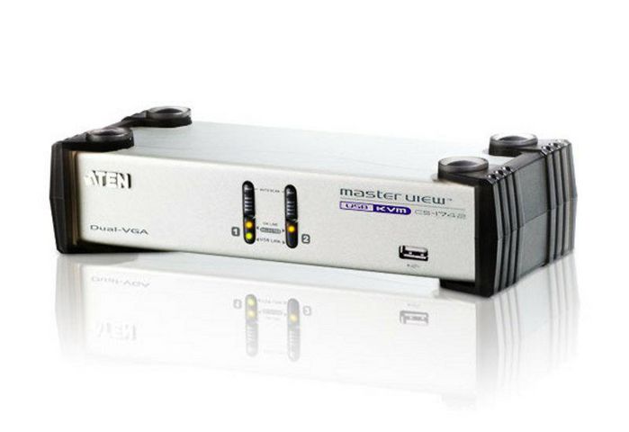 Aten 2 port USB Dual View KVMP - W124491928