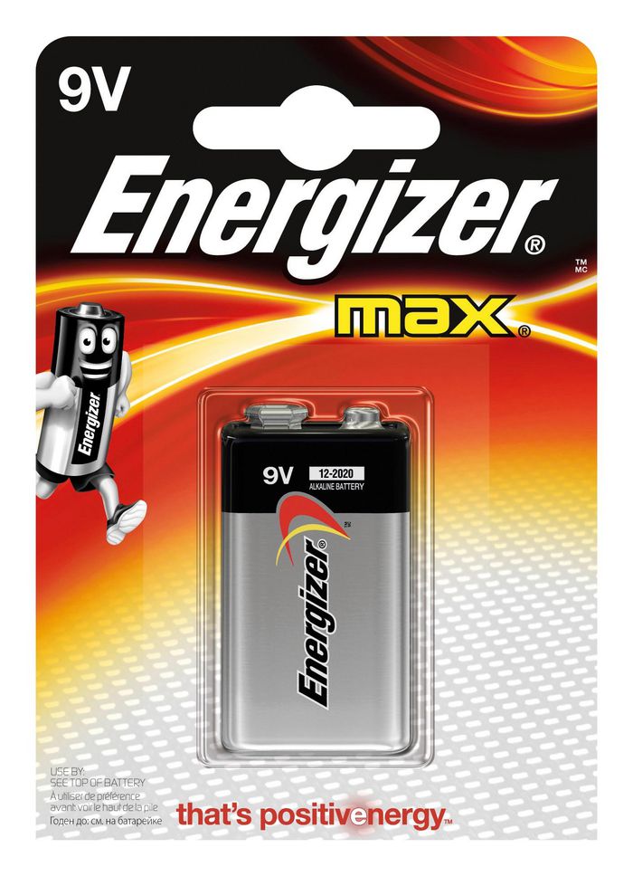 Energizer MAX 9V/522 1PK - W125509058