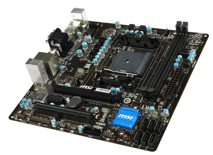 MSI A88XM-E35 V2 - micro ATX Socket FM2+ AMD A88X USB 3.0 Gigabit LAN onboard graphics (CPU required) HD Audio (8-channel) - W125922511