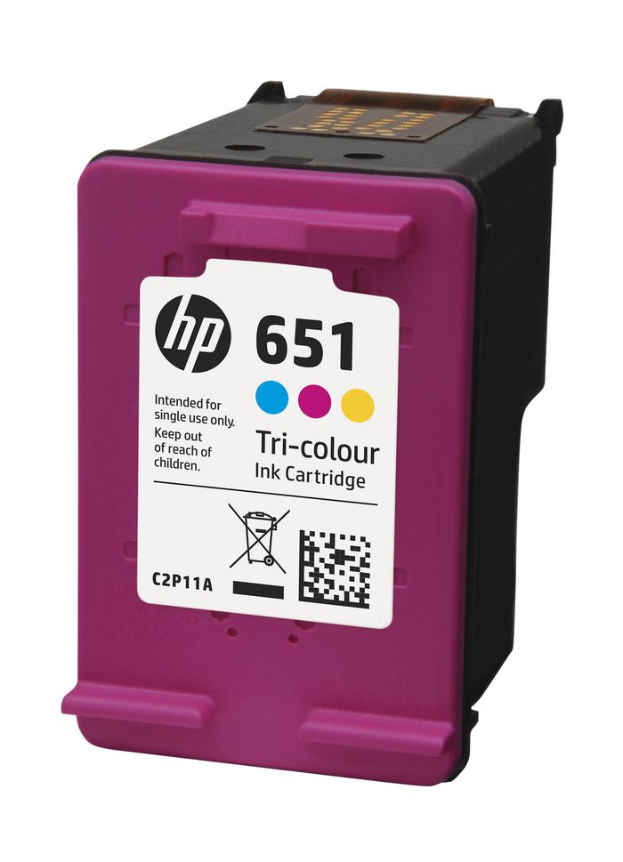 HP 651 Tri-color Original Ink Advantage Cartridge - W124483013