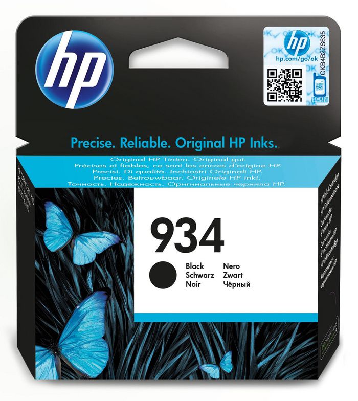 HP 934 Black Original Ink Cartridge - W128782435