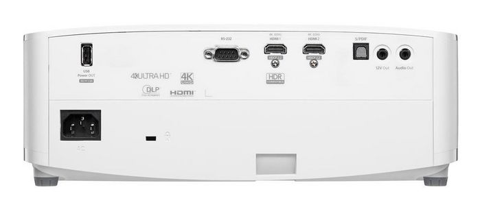 Optoma UHD35x DLP Projector, 3600 ANSI lumens, 2160p (3840x2160), 1000000:1, 16:9, 838.2 - 7620 mm (33 - 300") - W127074170