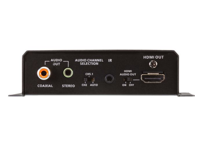 Aten 4K HDMI HDBaseT Receiver (4096 x 2160 up to 100m; Long reach mode 1920 x 1080 up to 150m) with Audio De-Embedding, PoH and IR / RS-232 Pass-Through - W127165010