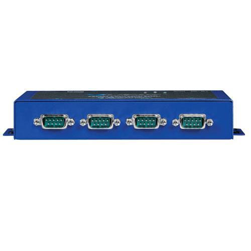 Advantech Serial Device Server, 4 x DB9 M RS-232/422/485, Panel Mount - W127165040
