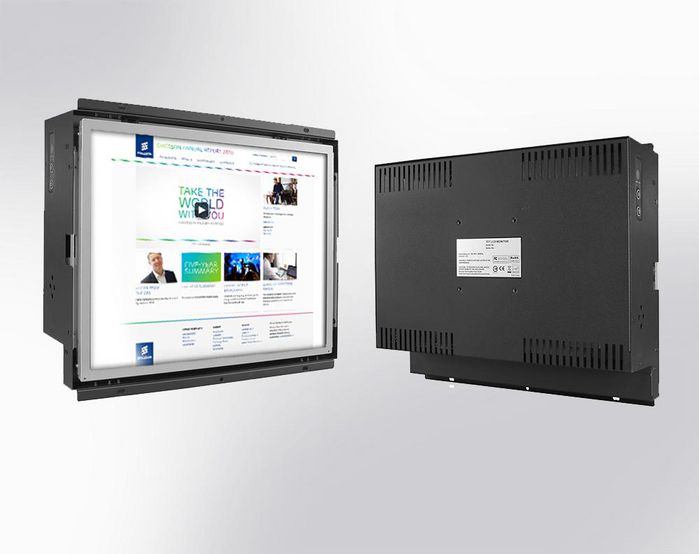 Winsonic Open Frame, 17.3" LCD monitor, 1920x1080, LED-300nits, VGA+DVI, WV(178°/178°) AC-IN w/Built-in PWR - W127166204