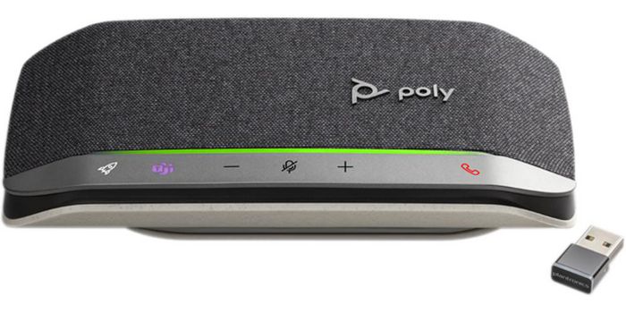 Poly Sync 20+ speakerphone Universal Bluetooth Black, Silver - W126426326