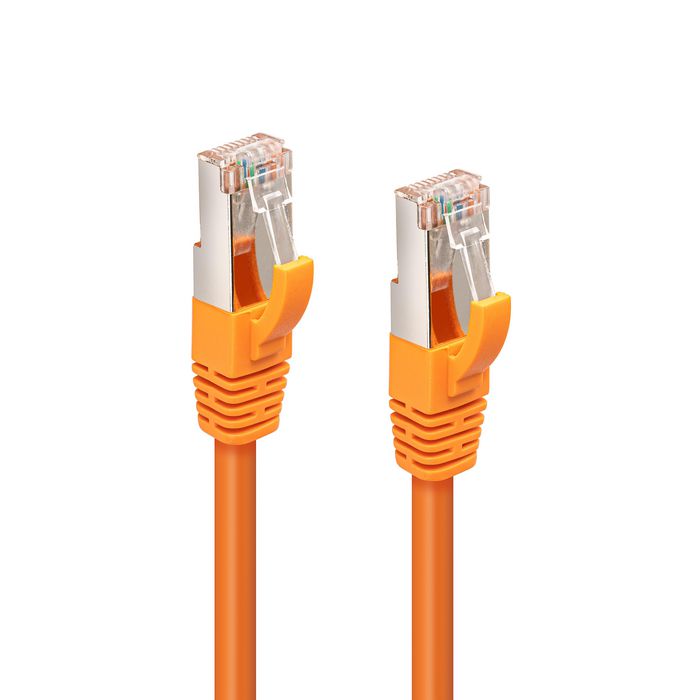 MicroConnect CAT6A S/FTP 0.5m Orange LSZH - W127067688