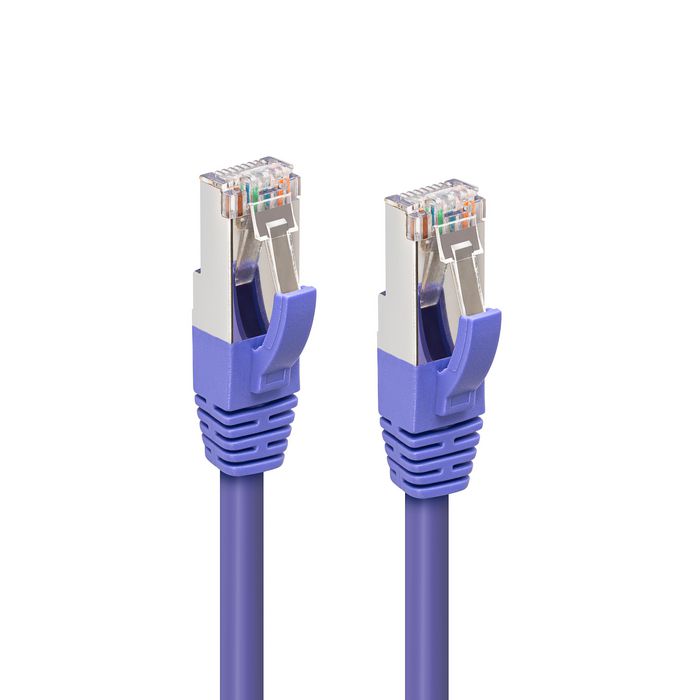 MicroConnect CAT6A S/FTP 7.5m Purple LSZH - W127067706