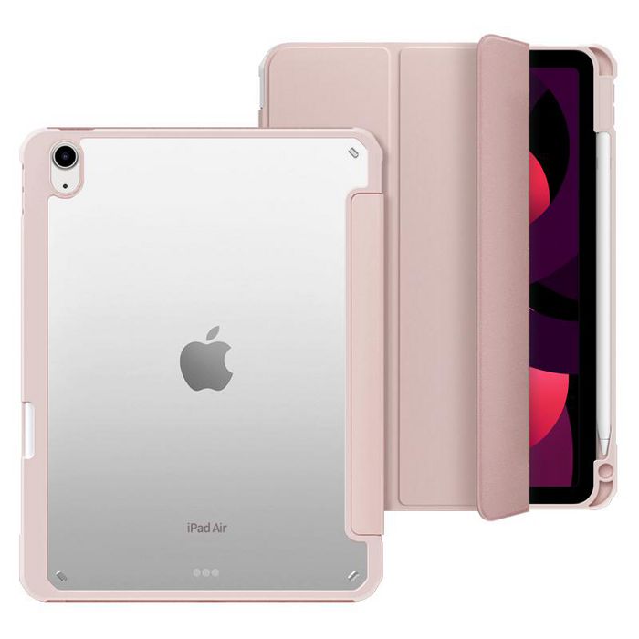 eSTUFF NEW YORK Mirror Pencil Case for iPad 10.9 10th gen 2022 - Pink/Clear - W127083996