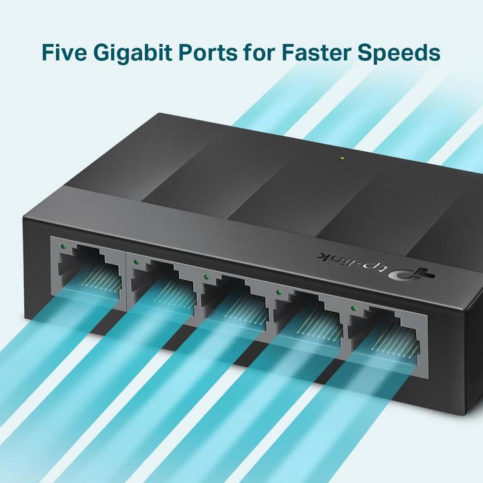 TP-Link LS1005G network switch Unmanaged Gigabit Ethernet (10/100/1000) Black - W127208604