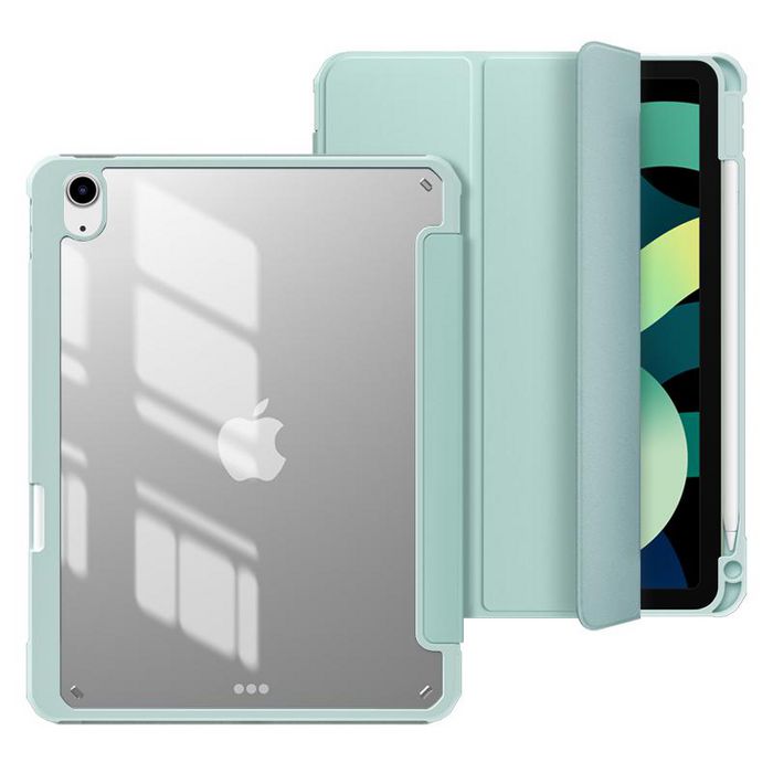 eSTUFF NEW YORK Mirror Pencil Case for iPad 10.9 10th gen 2022 - Light Green/Clear - W127083995