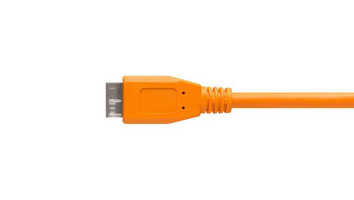 Tether Tools CUC3315-ORG USB cable 4.6 m USB 3.2 Gen 1 (3.1 Gen 1) USB A Micro-USB B Orange - W127209674