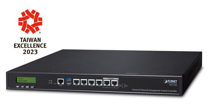 Planet Universal Network Management Central Controller - 1024 x 100 nodes (19-inch rack-mount, System LCD,  6 10/100/1000T LAN Ports, 1 pair bypass, centrally manages up to 100 sites of NMS-500/NMS-1000V series, site map viewing and topology view, top 10-site events, history comparison graph and critical event chart for analyzing network status) - W127040302
