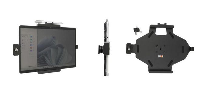 Brodit Passive holder with tilt swivel. 2 keys included. For use with naked device(not for use with a case) - W127223559