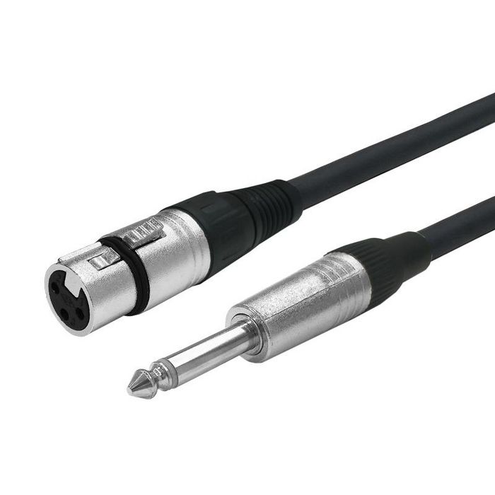 Vivolink XLR Female to Mono Jack 6.35mm, Cable 10m - W127257357