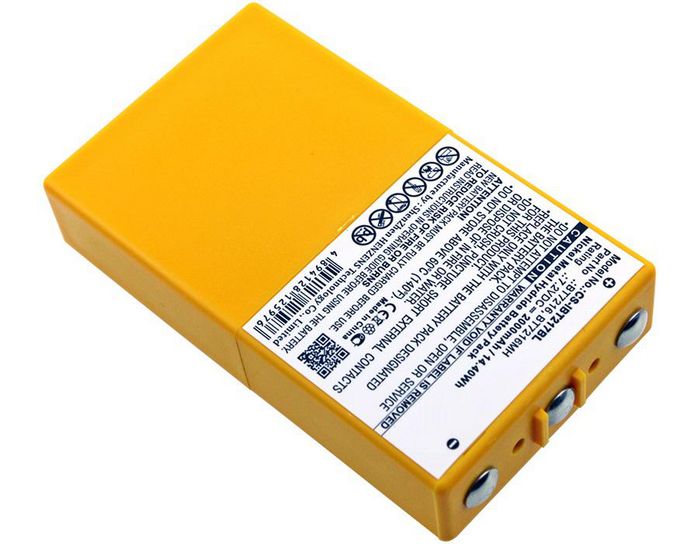 CoreParts Battery for Crane Remote Control 14.40Wh Ni-Mh 7.2V 2000mAh Yellow for Itowa Crane Remote Control Boggy, Combi Caja Spohn - W125990124