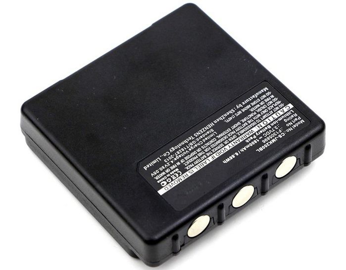 CoreParts Battery for Crane Remote Control 6.66Wh Li-ion 3.7V 1800mAh Black, for JAY Crane Remote Control Beta6 Two-way Radio, Gama10 Remote control security, Gama6 Remote control security, Moka2 Remote control joystick, Moka3 Remote control joystick, Moka6 Remote control joystick, Pika1 Remo - W125990135