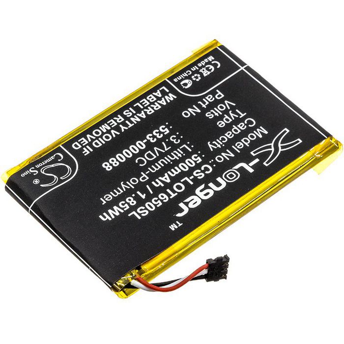 CoreParts Battery for Remote Control 1.85Wh Li-Pol 3.7V 500mAh Black for Logitech Remote Control MX Master, Touchpad T650 - W125993869