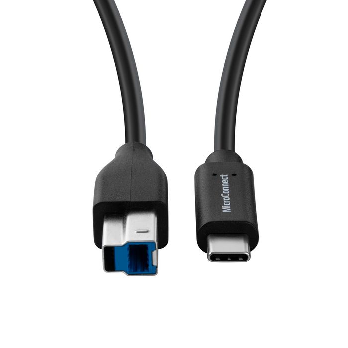 MicroConnect USB-C to USB 3.0 B Cable, 3m - W127021088