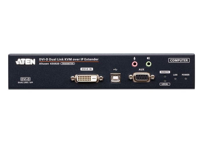 Aten Bundle (2Tx & 1Rx) USB 2K DVI-D Dual-Link KVM over IP Extender with Local Console, Power/LAN Redundancy (Dual SFP Slot), RS-232 Control and Audio - W127285123
