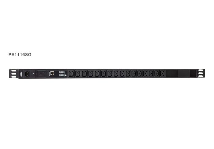 Aten 16-Outlet 0U PDU with Current & Voltage LCD display, Overcurrent and Surge protection (10A) (16x C13) - W127285134